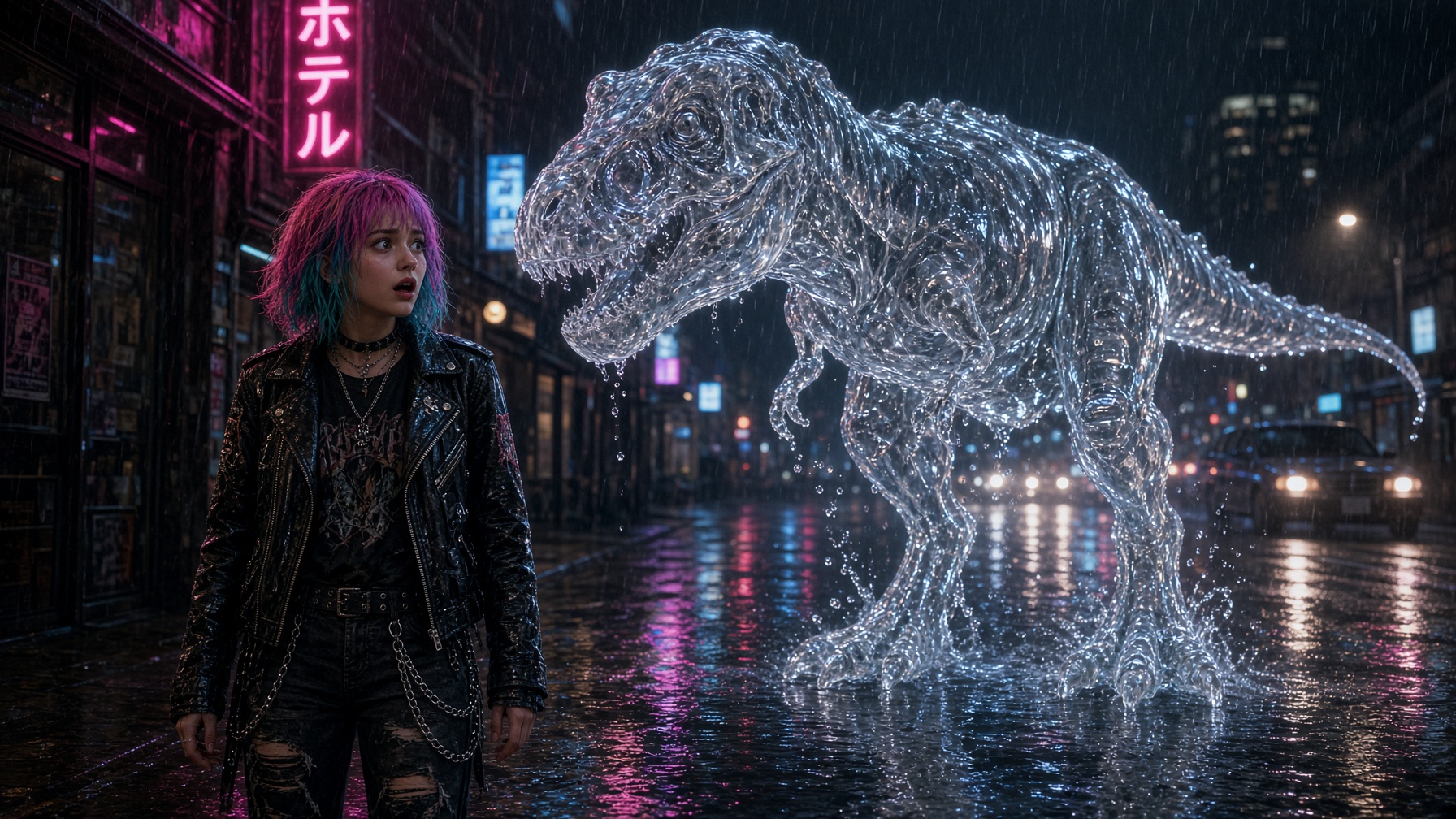 Miyuki punk water dinosaur