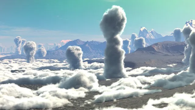 Mushroom clouds