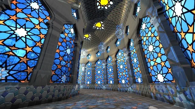 Stained glass aisle