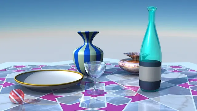 Still life refractions